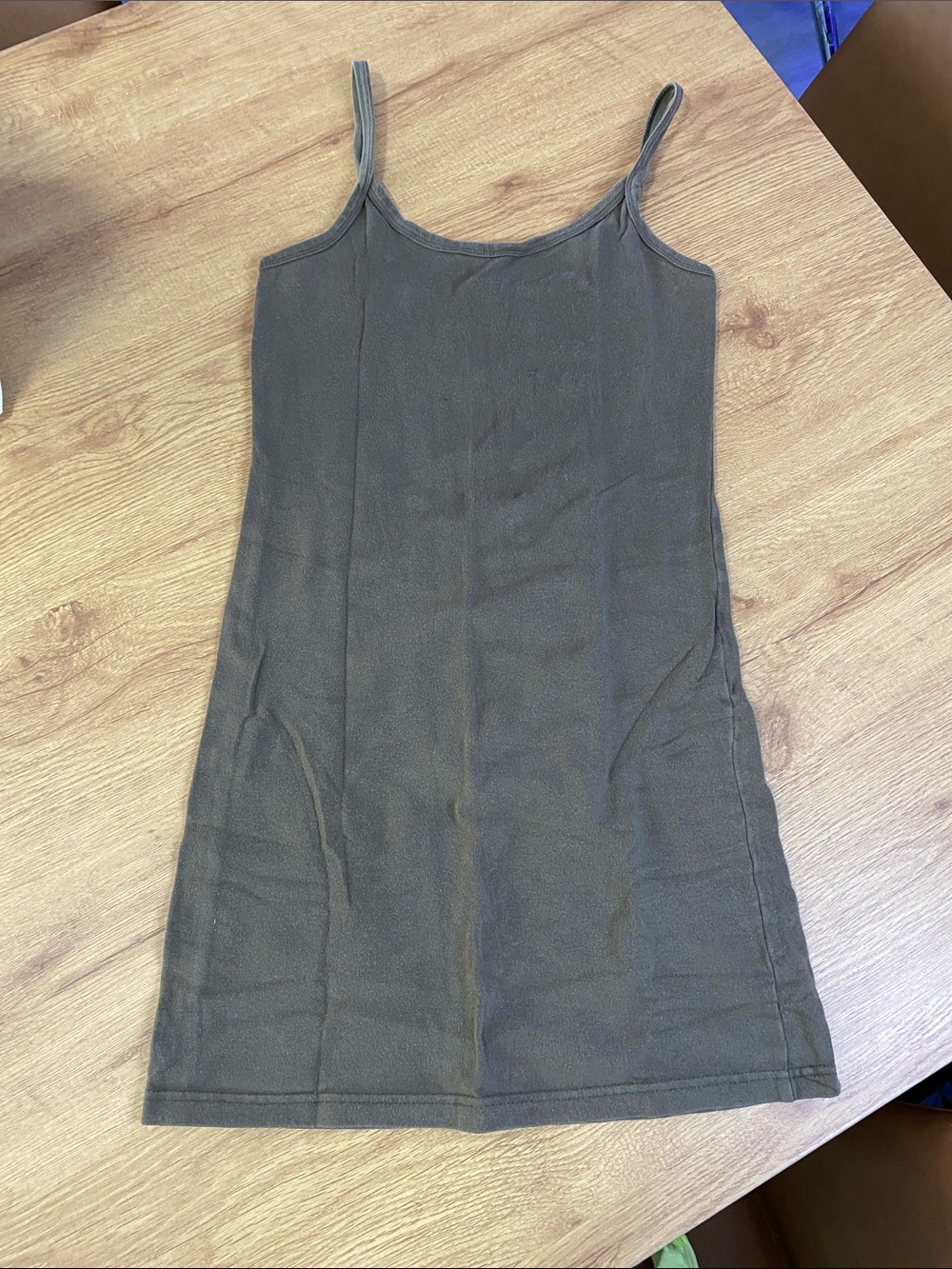 BKE Olive Green Slim Camisole Dress